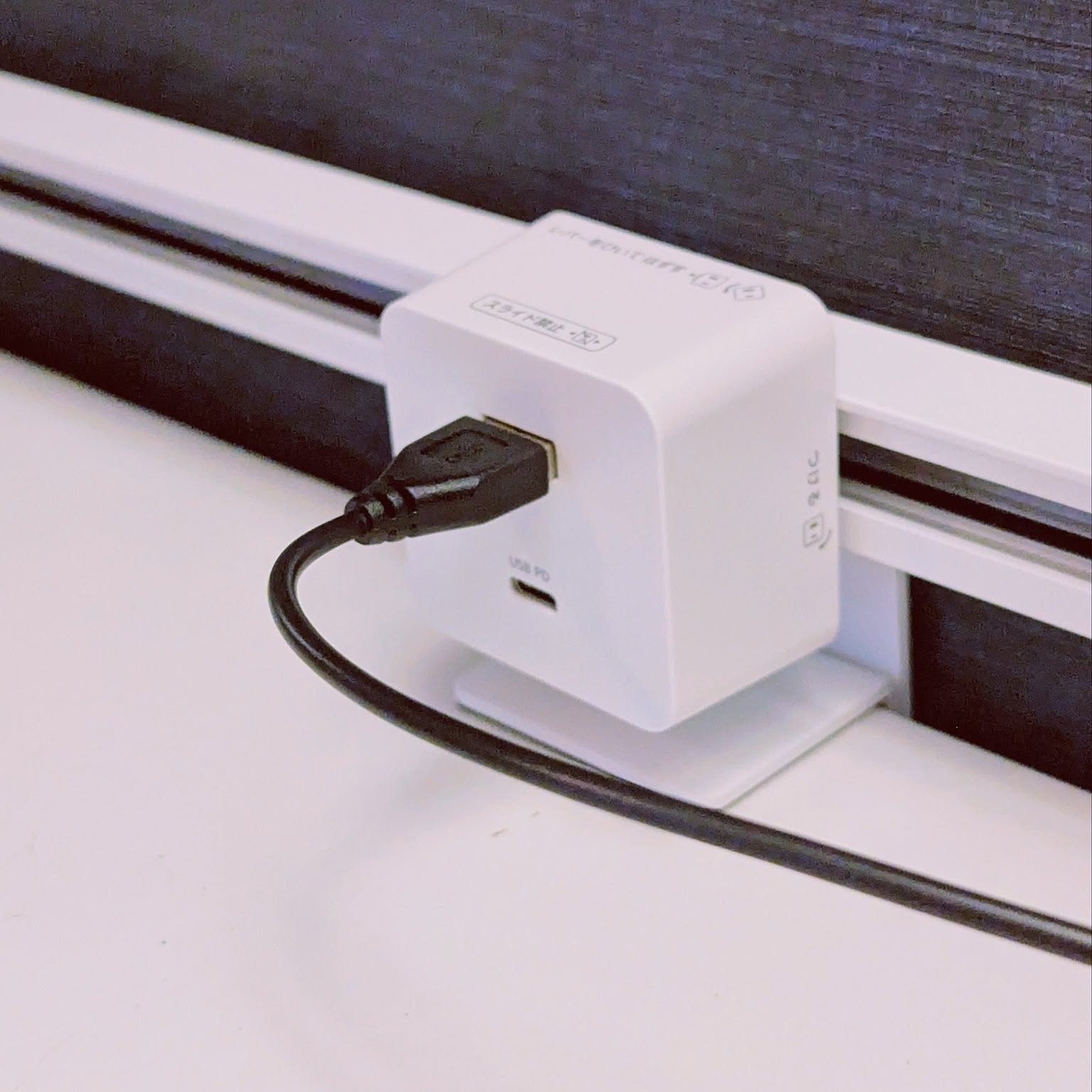 My Shelf,ハンドメイド,パナソニック,コンセント,Panasonic,電源,DCライン,ミニチュア,minne,小さな私の世界,デスクライト noahの部屋