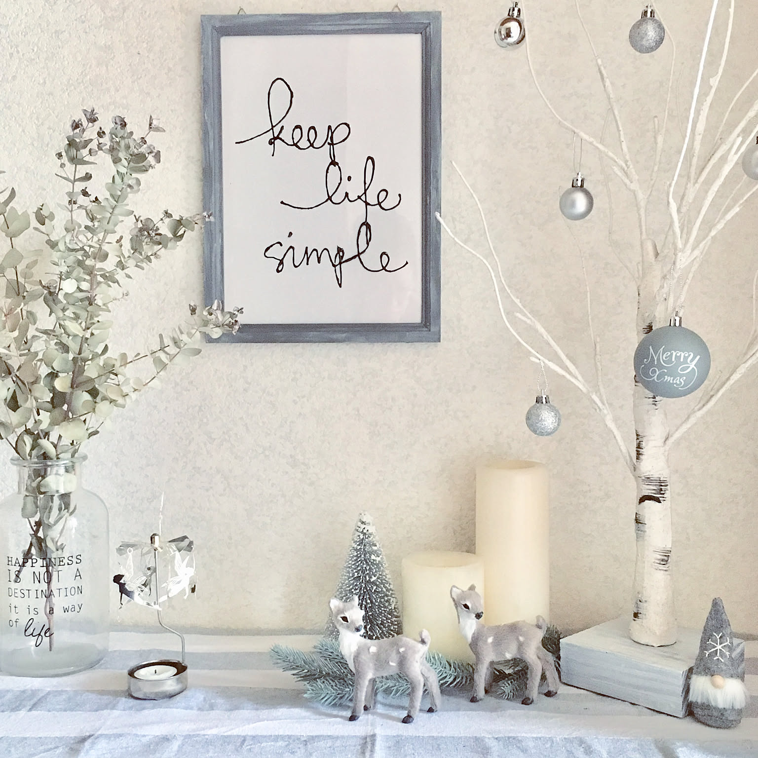 おすすめのクリスマス飾り100選 折り紙や置物など Roomclip Mag 暮らしとインテリアのwebマガジン