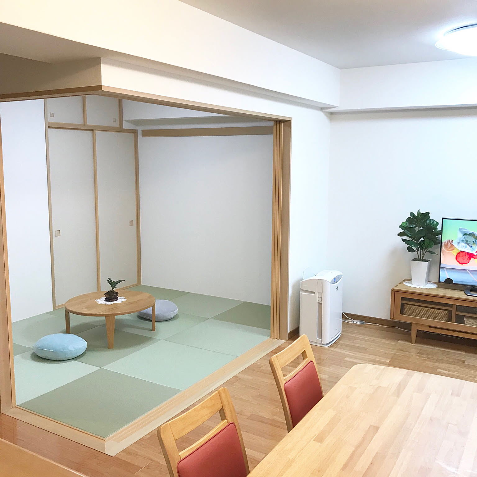 和と洋を上手に組み合わせて☆リビングと和室が隣接しているお部屋