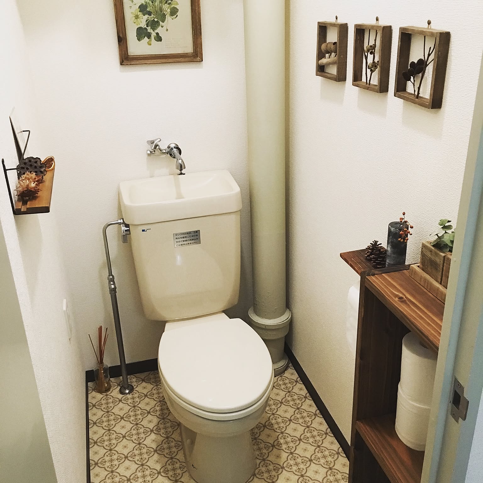 トイレ改造計画！賃貸でもOK☆DIYアイデア集 | RoomClip mag | 暮らしとインテリアのwebマガジン