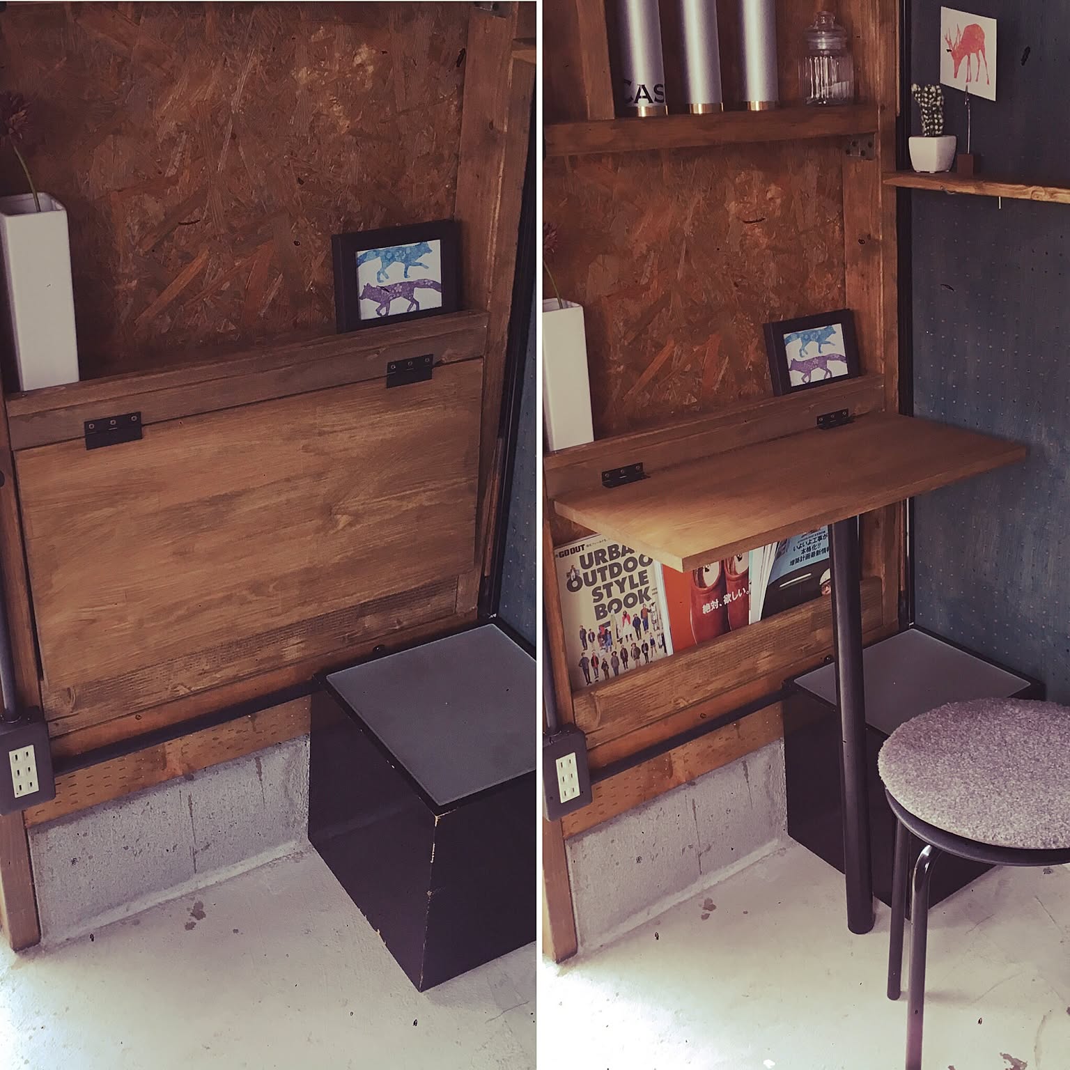 男前 デッドスペースを活かす マガジンラック テーブル By Dangoman9さん 特集 あの人に聞く おすすめアイテム のやり方 Roomclip Mag 暮らしとインテリアのwebマガジン