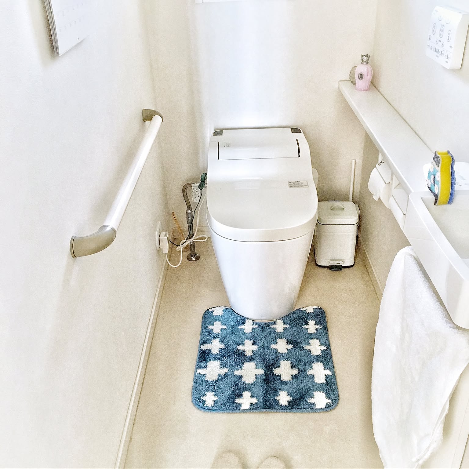 トイレを明るく居心地よい空間に♡ダイソーのトイレグッズ