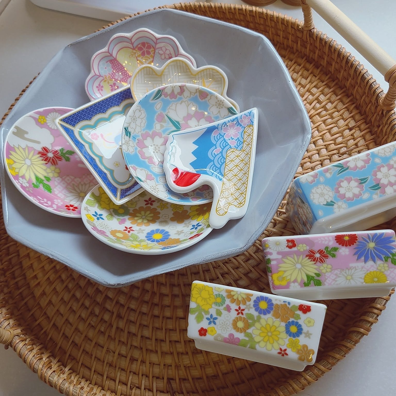 豊富なバリエーションに目移りする♡セリアの豆皿で食卓に彩りを