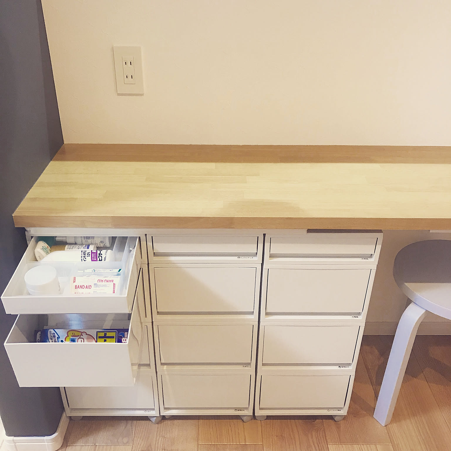 おうちのあちこちに絶妙フィット！無印良品のポリプロピレンケース収納に注目