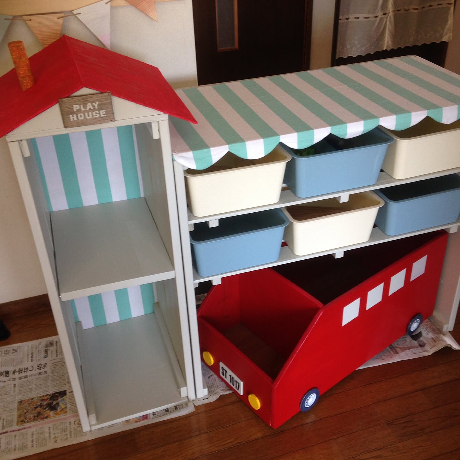 子ども部屋でどう使う？ダイソーのスクエアボックス