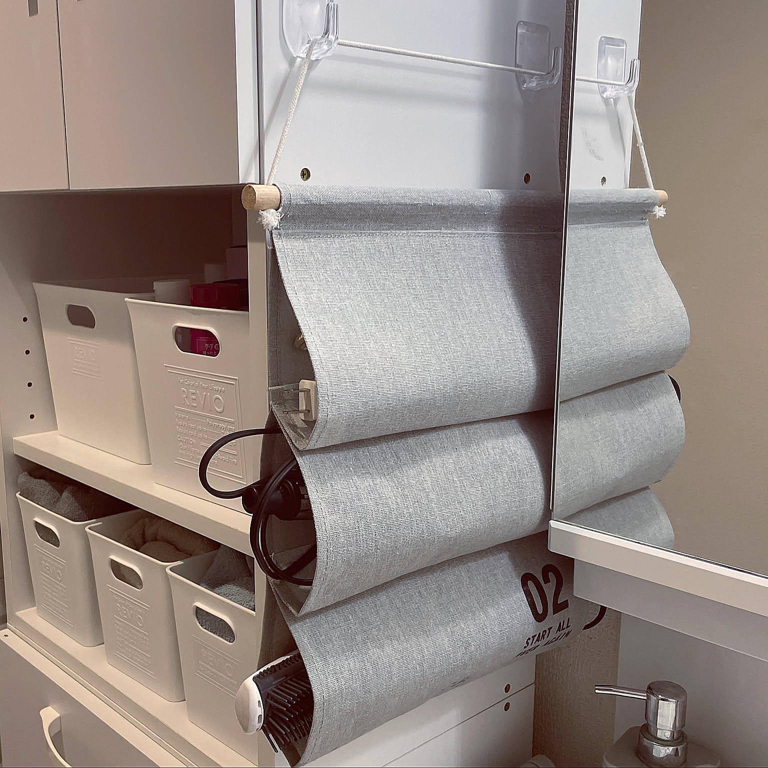 毎日の身支度が快適になる！ヘアケア用品の収納アイデア