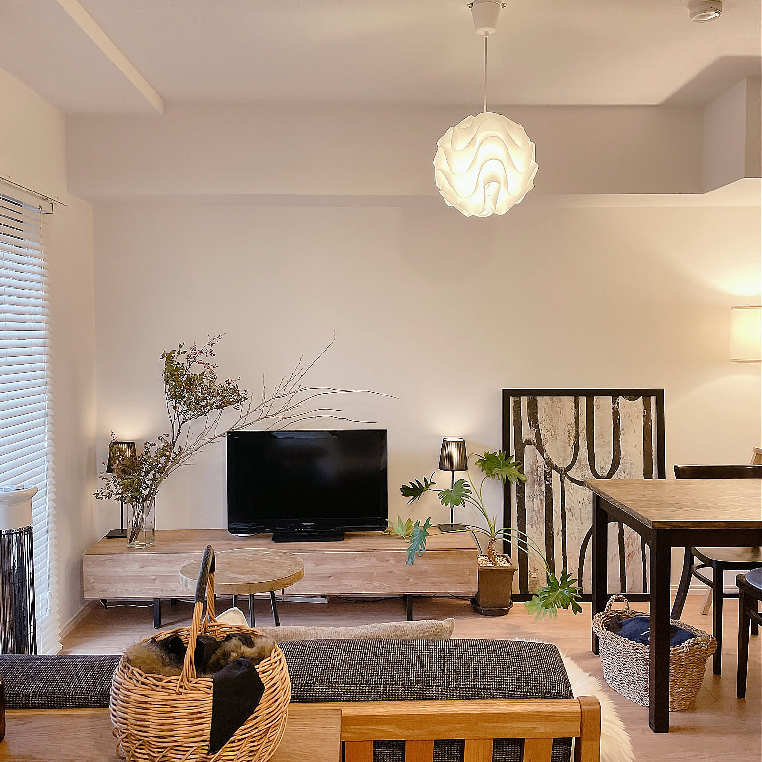 お家だからこそ感じられる自然の癒しを。ナチュラルスタイルのお部屋