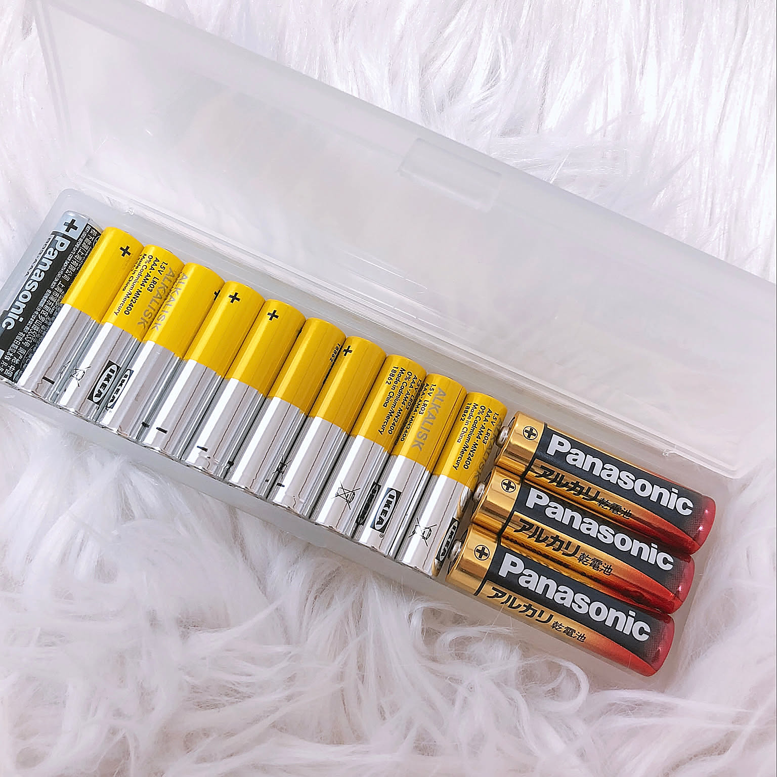 ストック量も種類もすぐ把握できる！参考にしたい電池収納のアイデア集