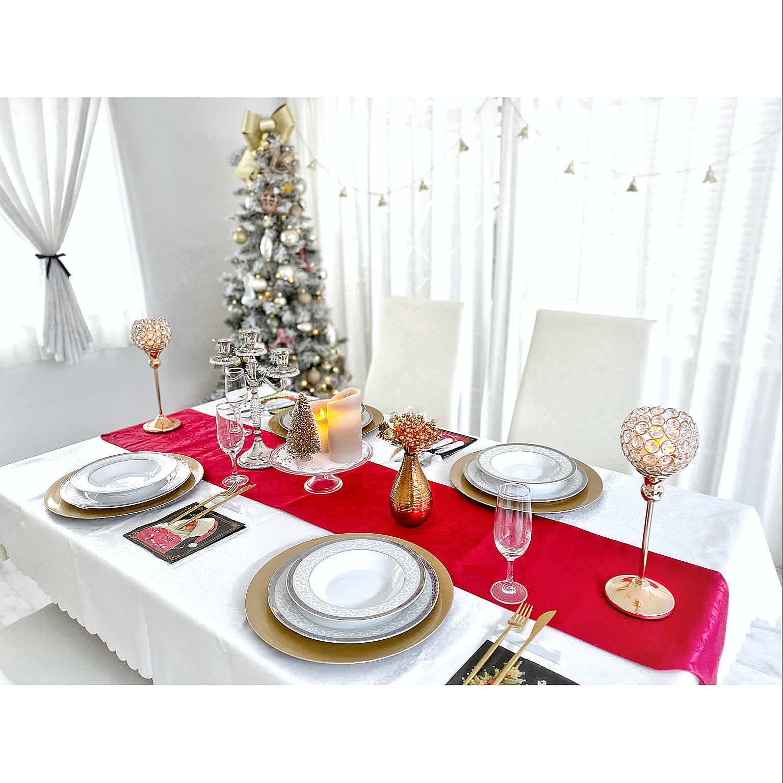 賑やかな食卓から上品なディナーまで。クリスマスのテーブルコーディネート