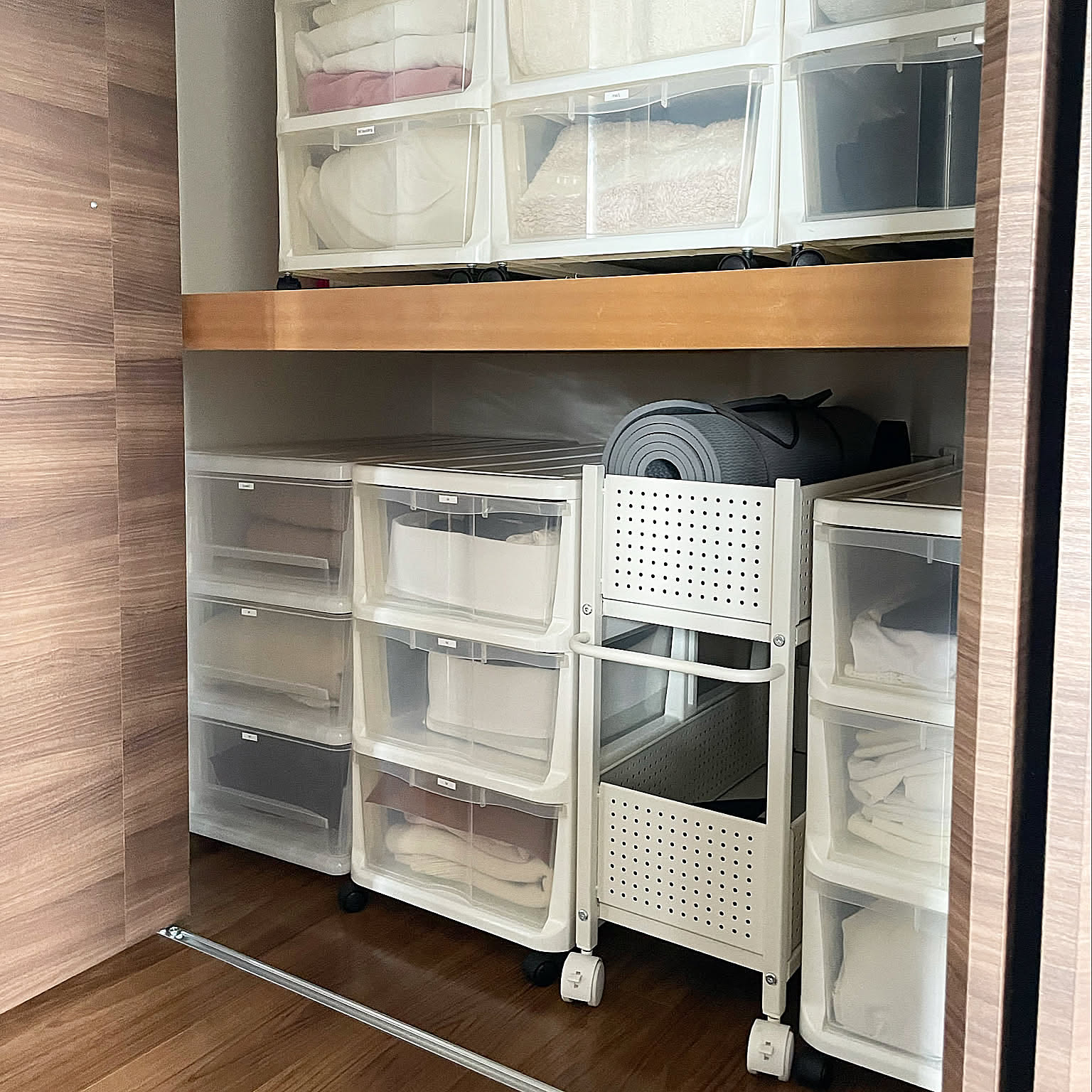 出し入れしやすくして使い勝手アップ♪ニトリのアイテムを活用して押入れ収納を快適に