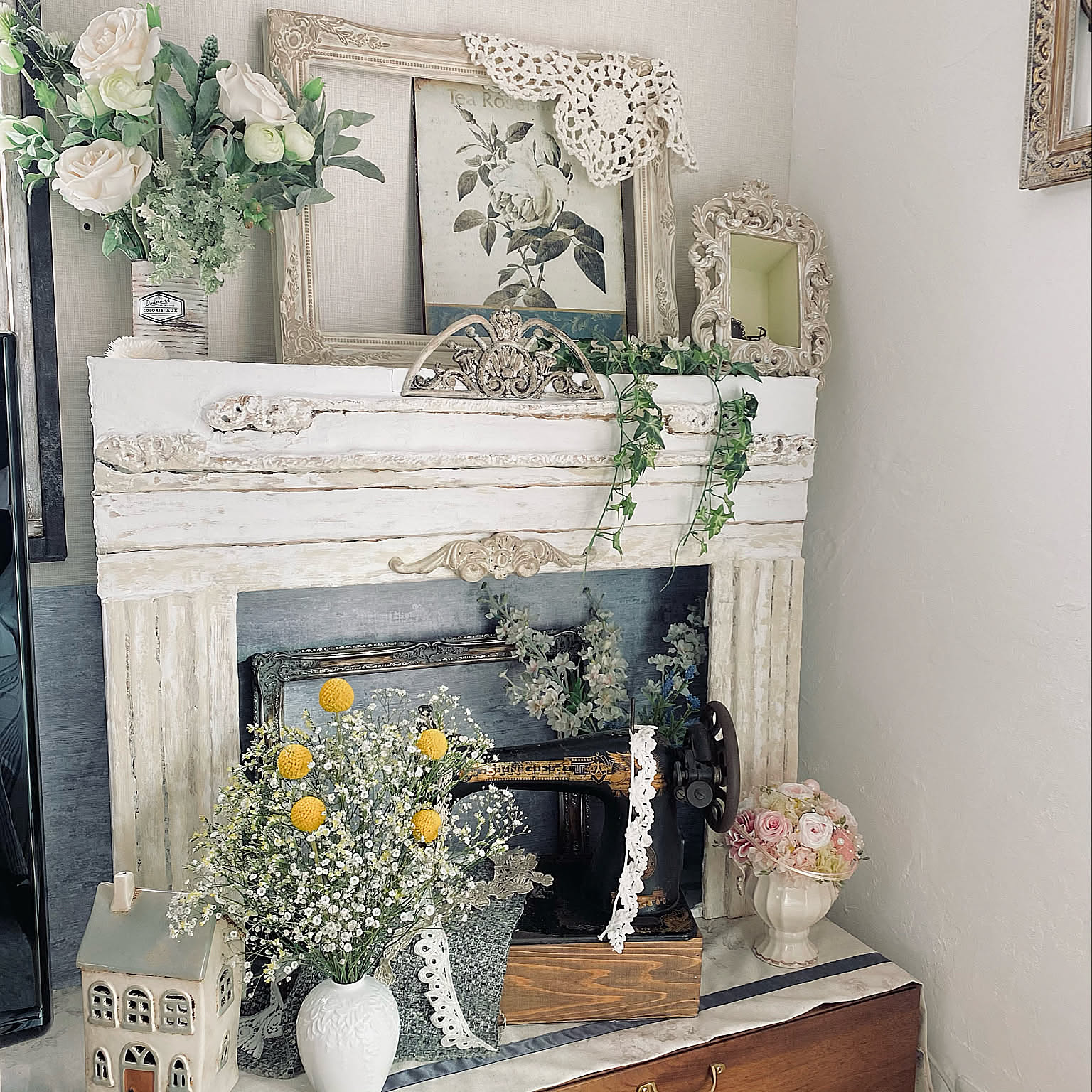 心ときめく空間に♡マントルピースDIYで叶える飾って楽しむ暮らし