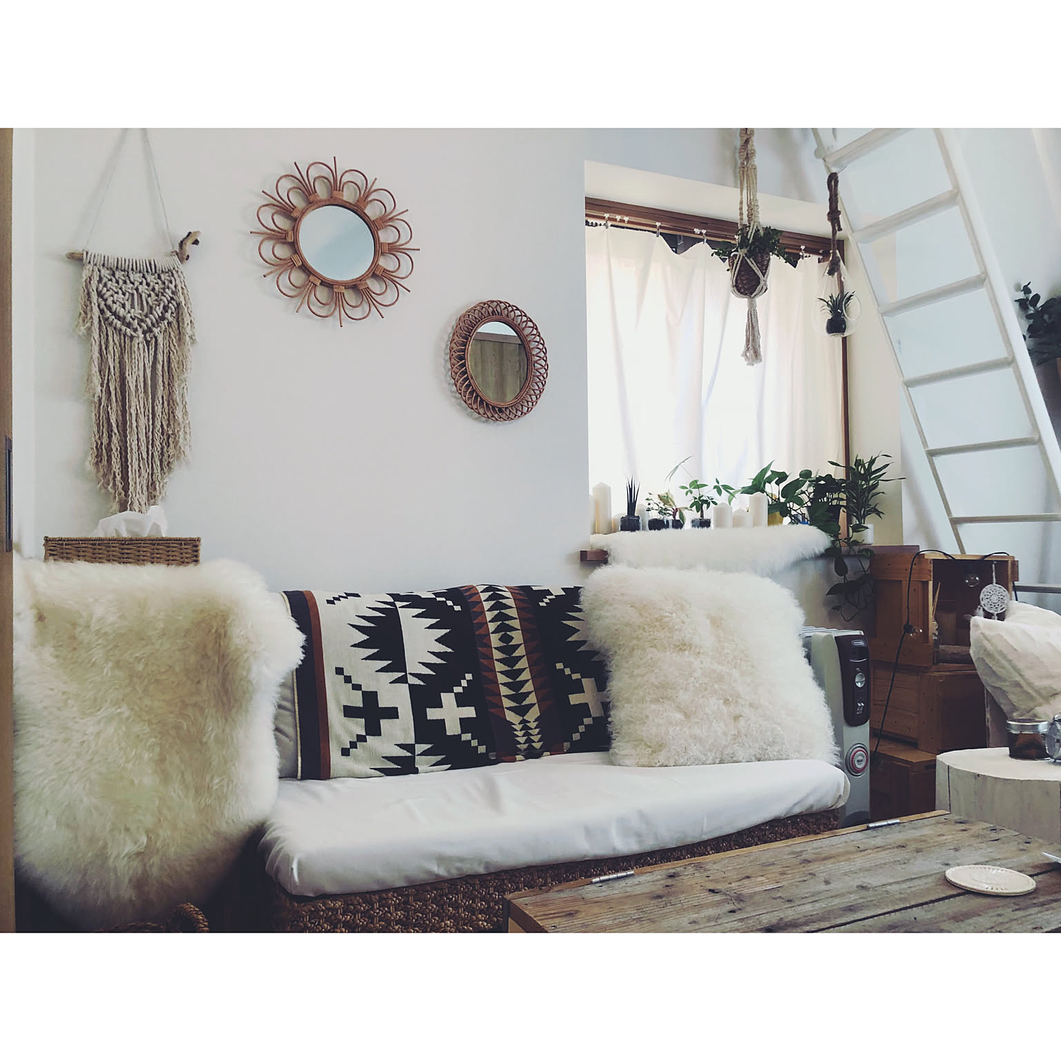 「40m2。私らしくシンプルに洗練する、Bohoスタイルの部屋」 by t.m.さん