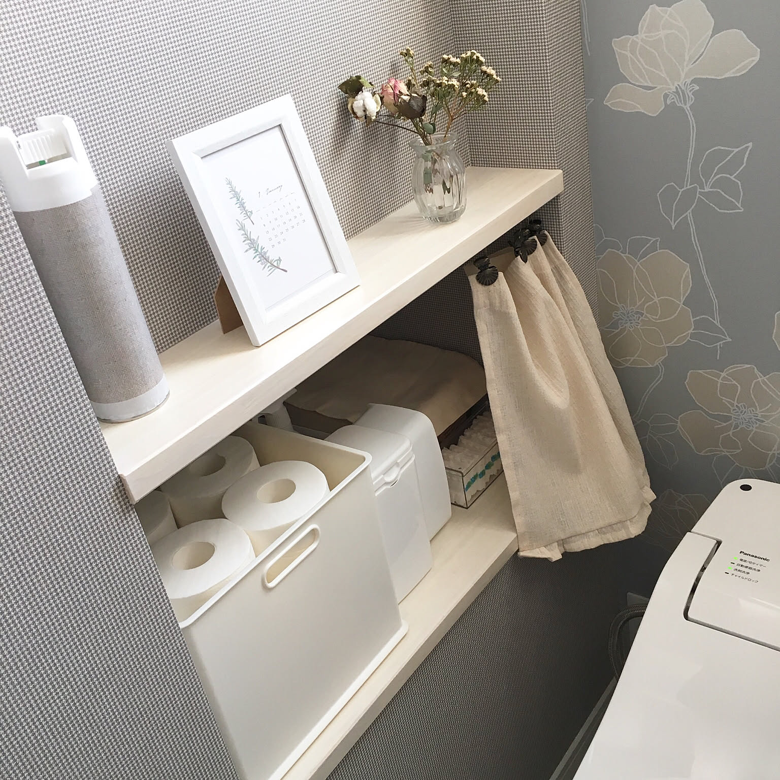 見栄えも使い勝手も良い◎トイレ掃除アイテムの収納方法