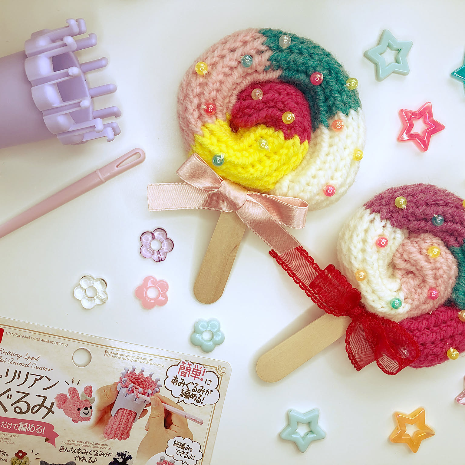 ぽかぽか気分で満たされる♡毛糸や羊毛フェルトのハンドメイド作品集