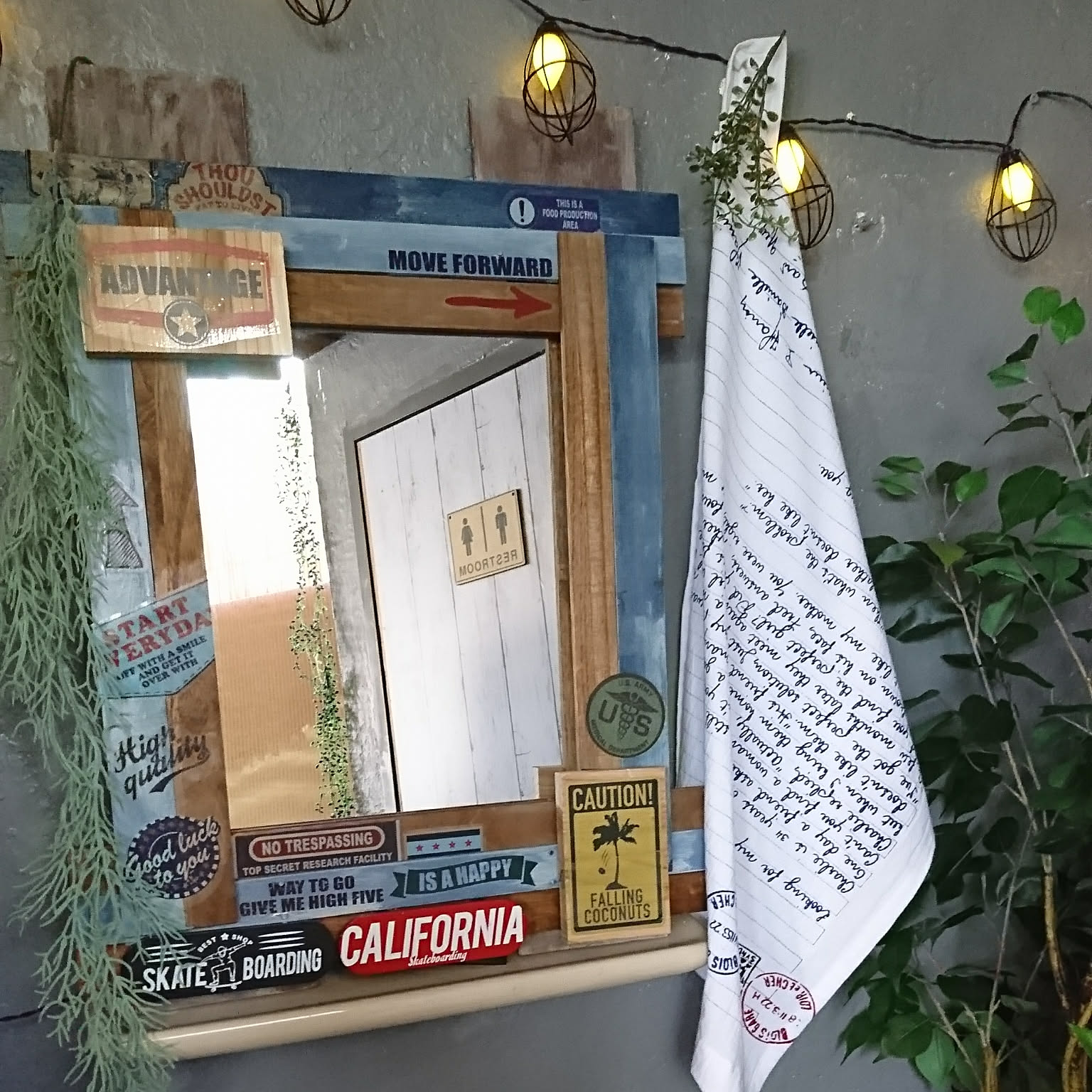 おうちの鏡が大変身☆驚きのリメイクわざをお見せします