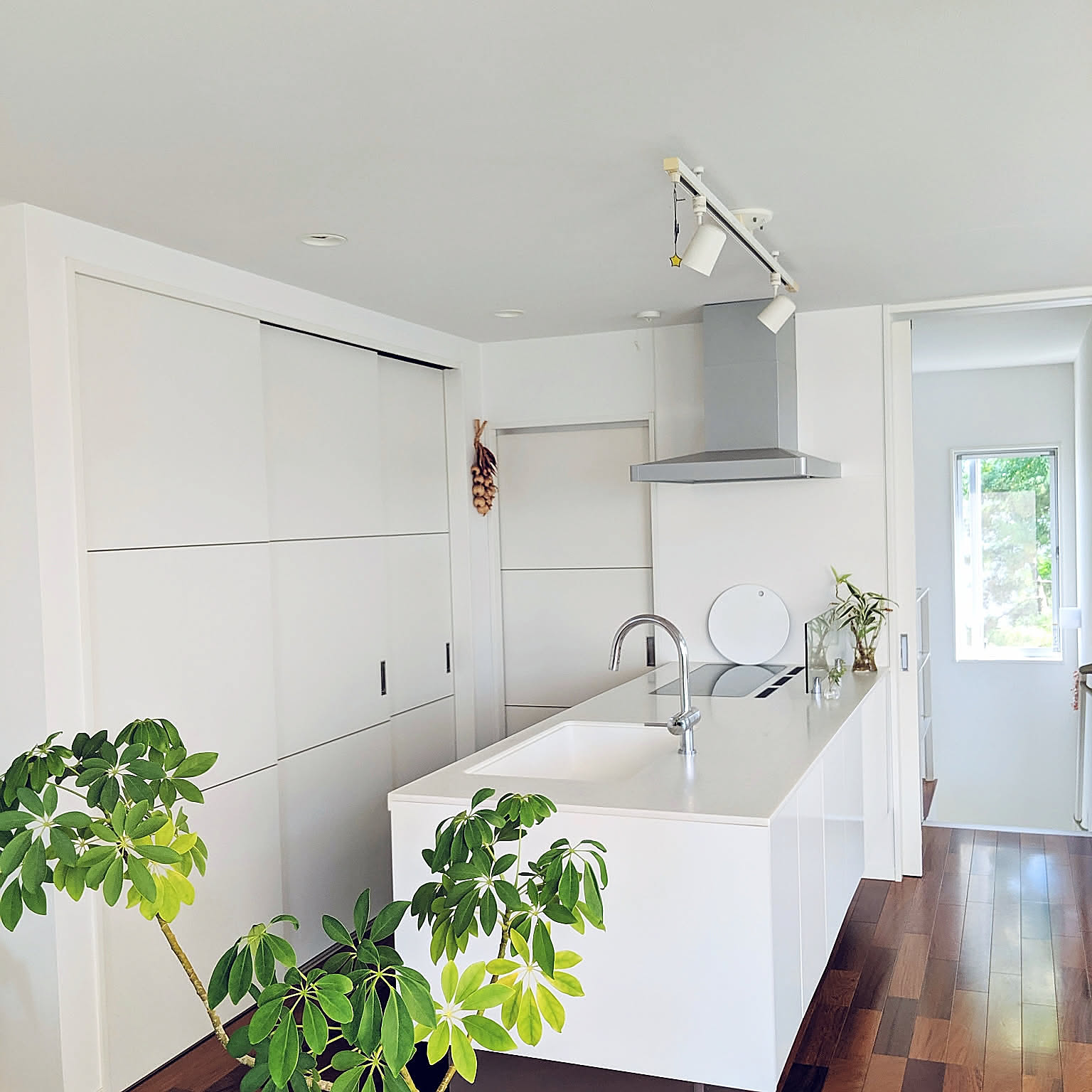 キッチンのきれいを保ちやすい、物を置かずにすっきり暮らすコツ