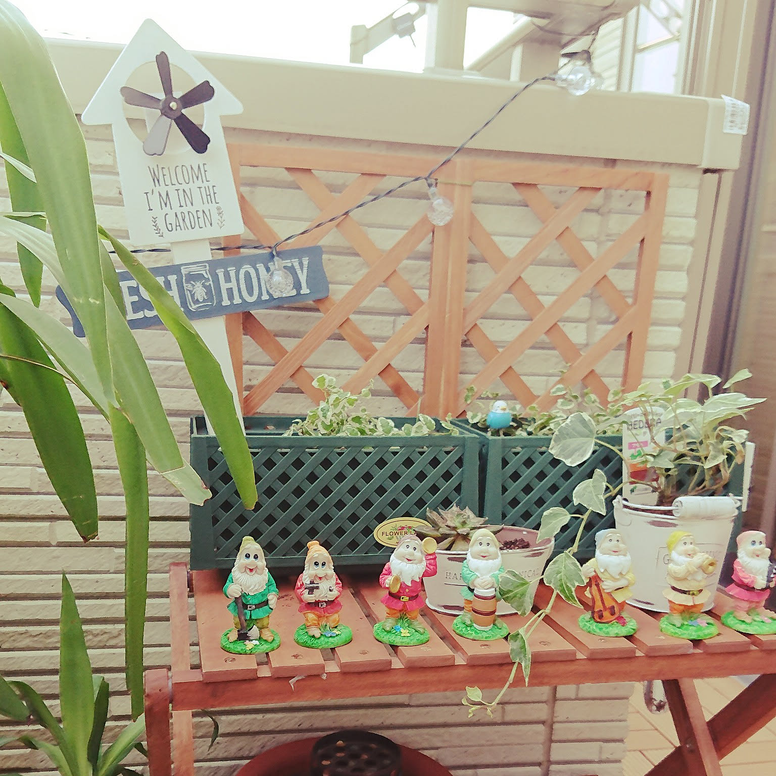 「ガーデニンググッズ×結束バンドでできる、気分が上がるプランタースペース」 by Shuri-poohさん