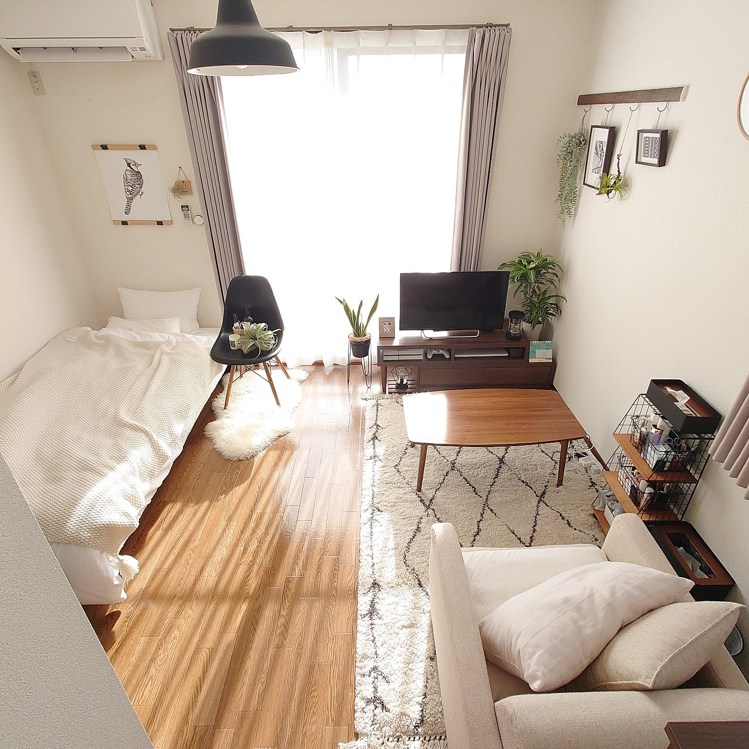 自由なレイアウトが楽しめ、自分らしい空間が作れる♪正方形のお部屋実例6選