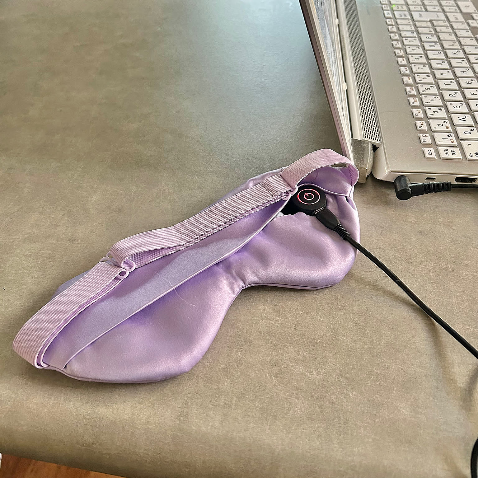 【高コスパアイテム】ひと休みのお供に！充電式ホットアイマスク nerugoo by KirinPandaさん