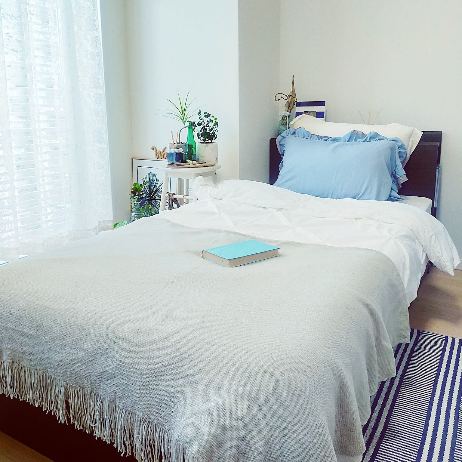 「19ｍ2。南国の沿岸を思う、シンプルでシックなお部屋づくり」 by uwblue_さん