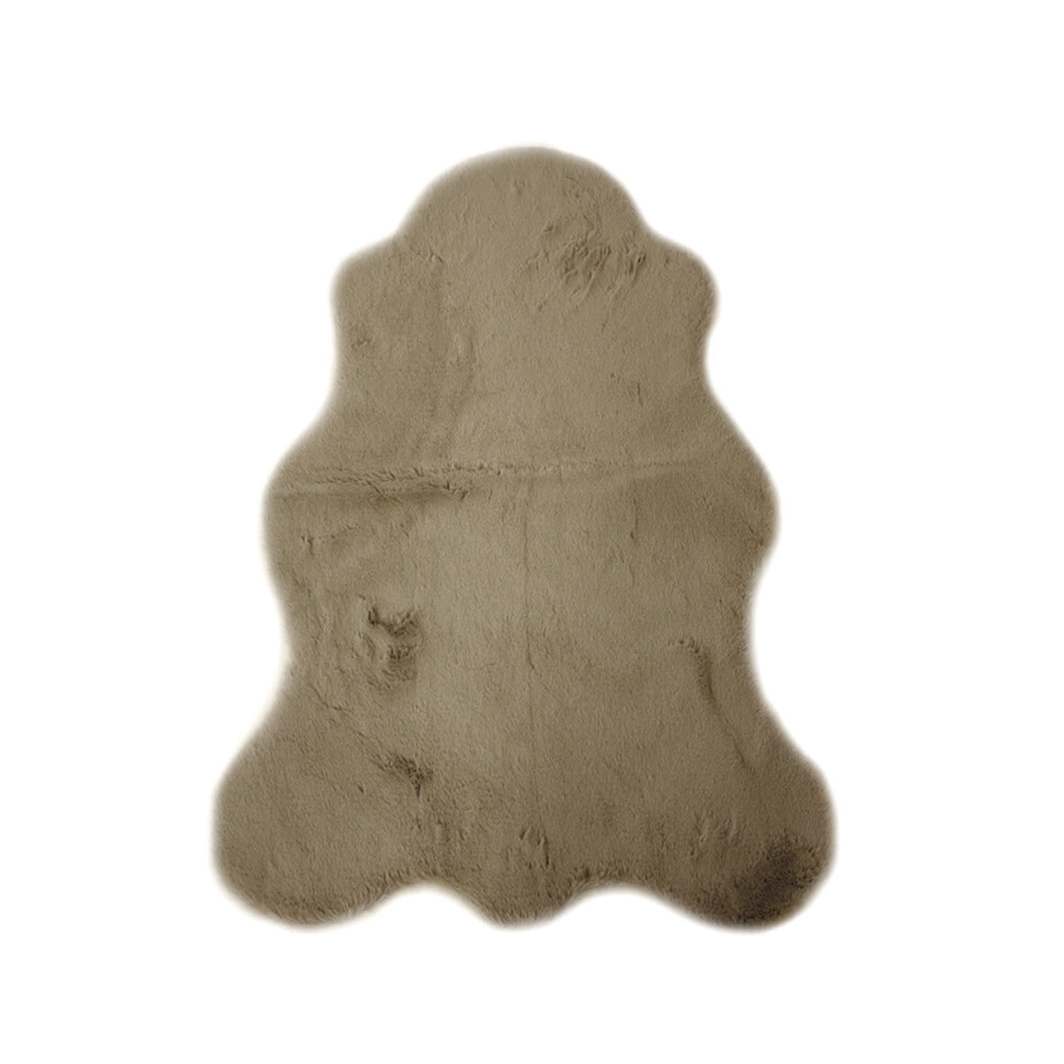 ムートンラグ ムートンフリース ムートン フェイクファー ふわふわラグ 約60×90cm （1匹サイズ） カーペット マット Mouton 絨毯 じゅうたん ジュータン 水洗い 短毛 フェイク (Y)