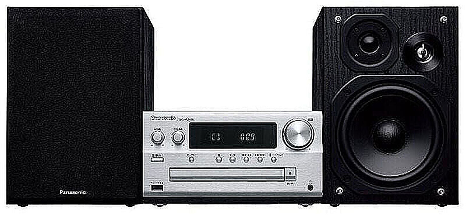ハイレゾ Bluetooth ミニコンポ ワイドFM対応 シルバー 高音質 パナソニック SC-PMX90 管理No. 4549980217375