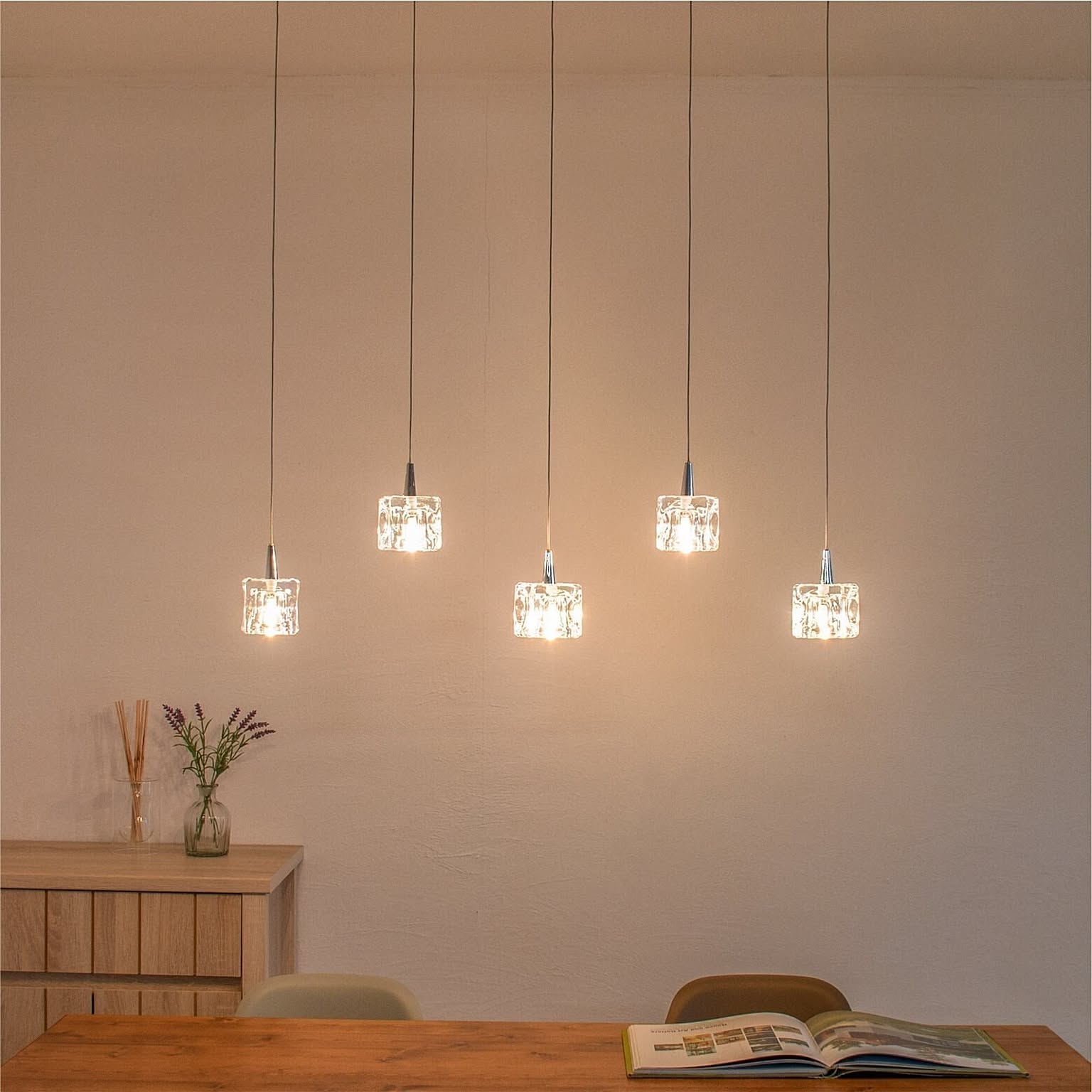 ① 昭和レトロ キシマ ラタンライト ペンダントライト ダイニング