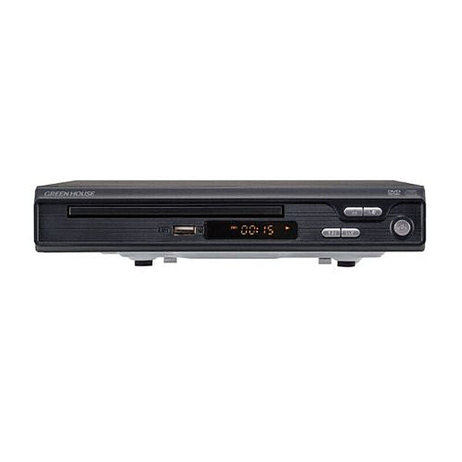 DVDプレーヤー コンパクト HDMI対応 据置 ブラック グリーンハウス GH-DVP1J-BK 管理No. 4511677125706