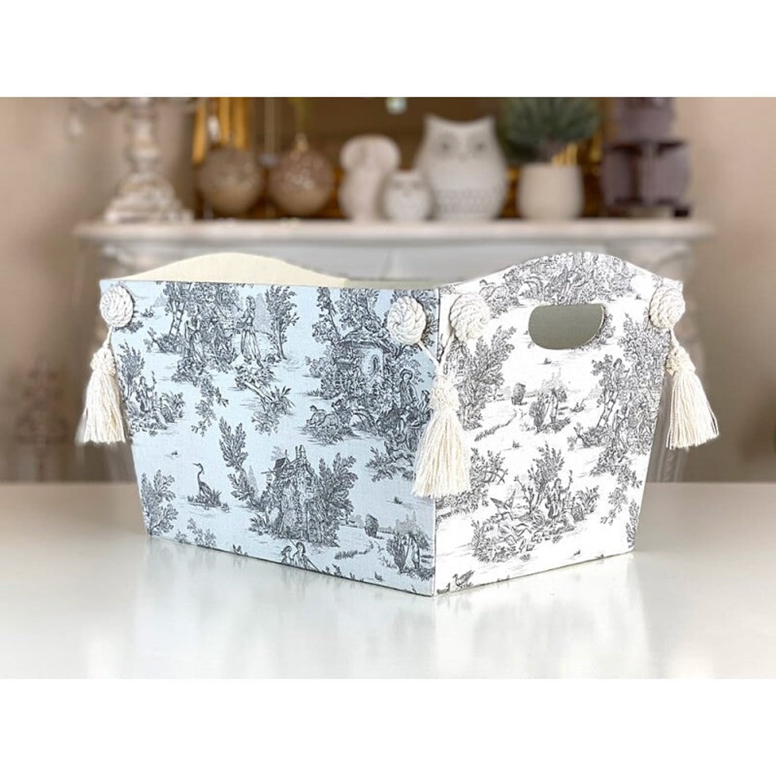 ジェニファーテイラー Jennifer Taylor マガジンラック(マガジンホルダー) Toile de Jouy~トワルドジュイ~ 33144MH