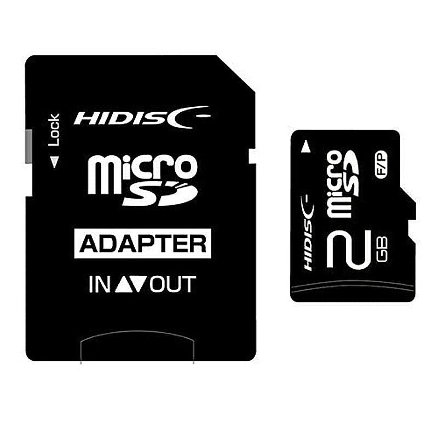HIDISC microSDメモリーカード 2GB HDMCSD2GCLJP3 管理No. 4984279650172