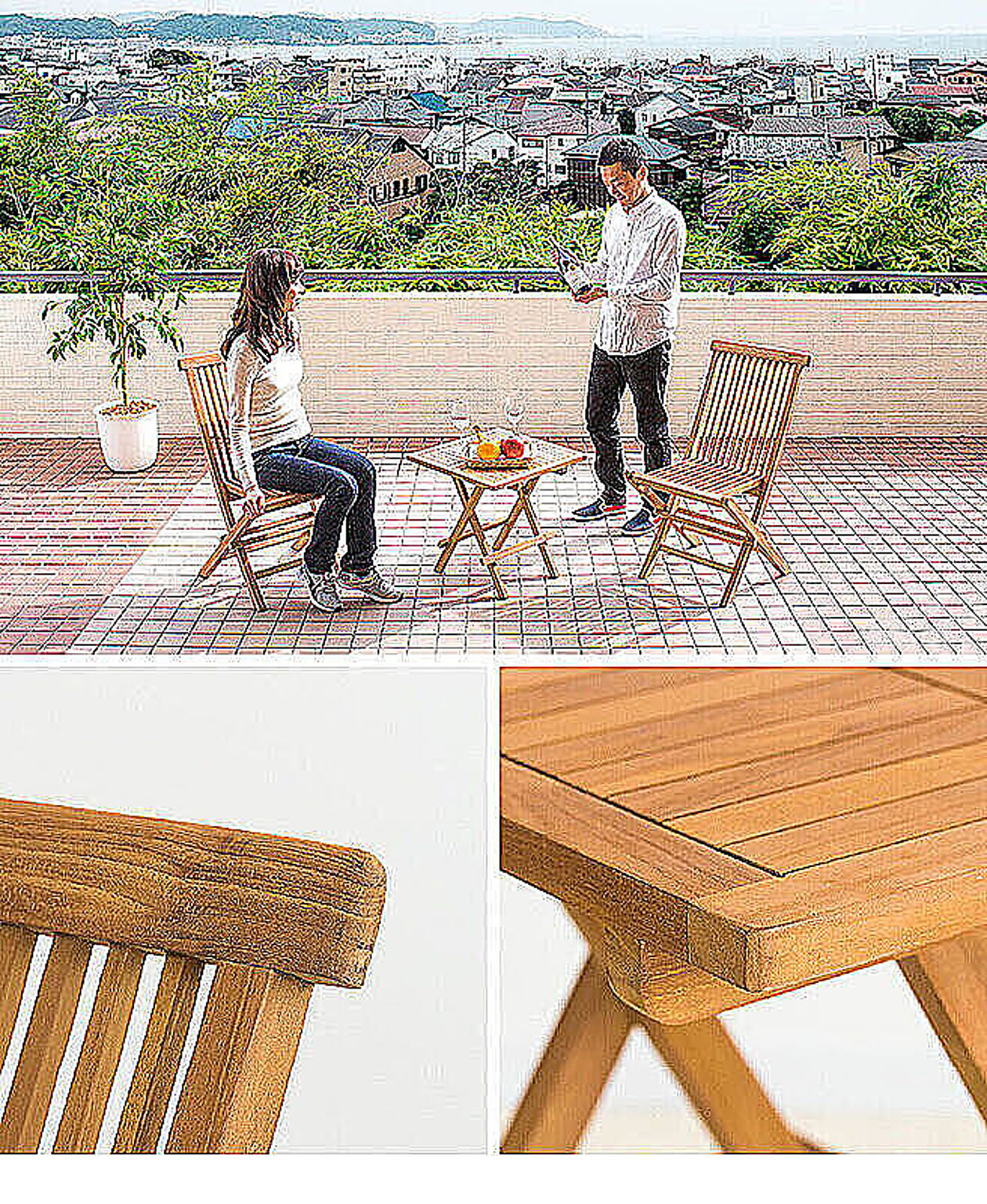 ガーデンファニチャー セット ガーデンテーブル ガーデンチェア 木製