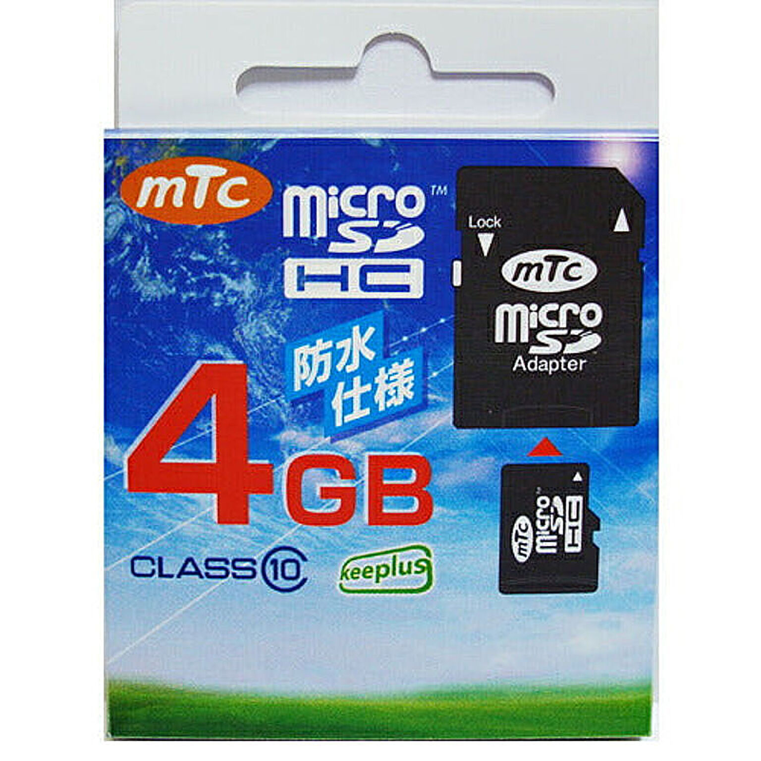 mtc microSDHCカード 4GB class10　(PK) MT-MSD04GC10W 管理No. 4562309651582