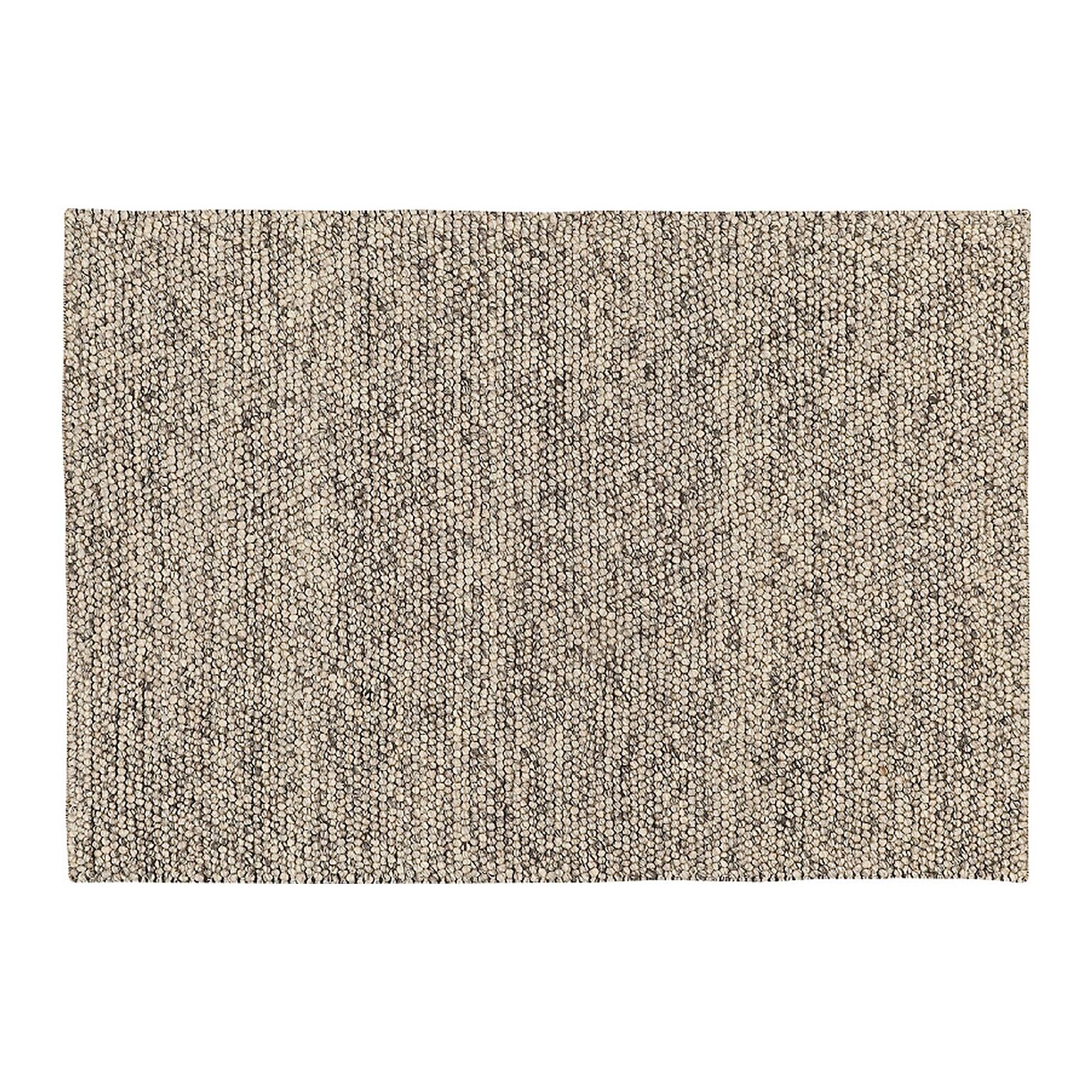 防炎 輸入絨毯 インド製 輸入カーペット wool 毛100% プレーベル prevell マシュー 約190×190cm 床暖房対応 手織り 北欧 モダン 素朴 ナチュラル 引っ越し 新生活