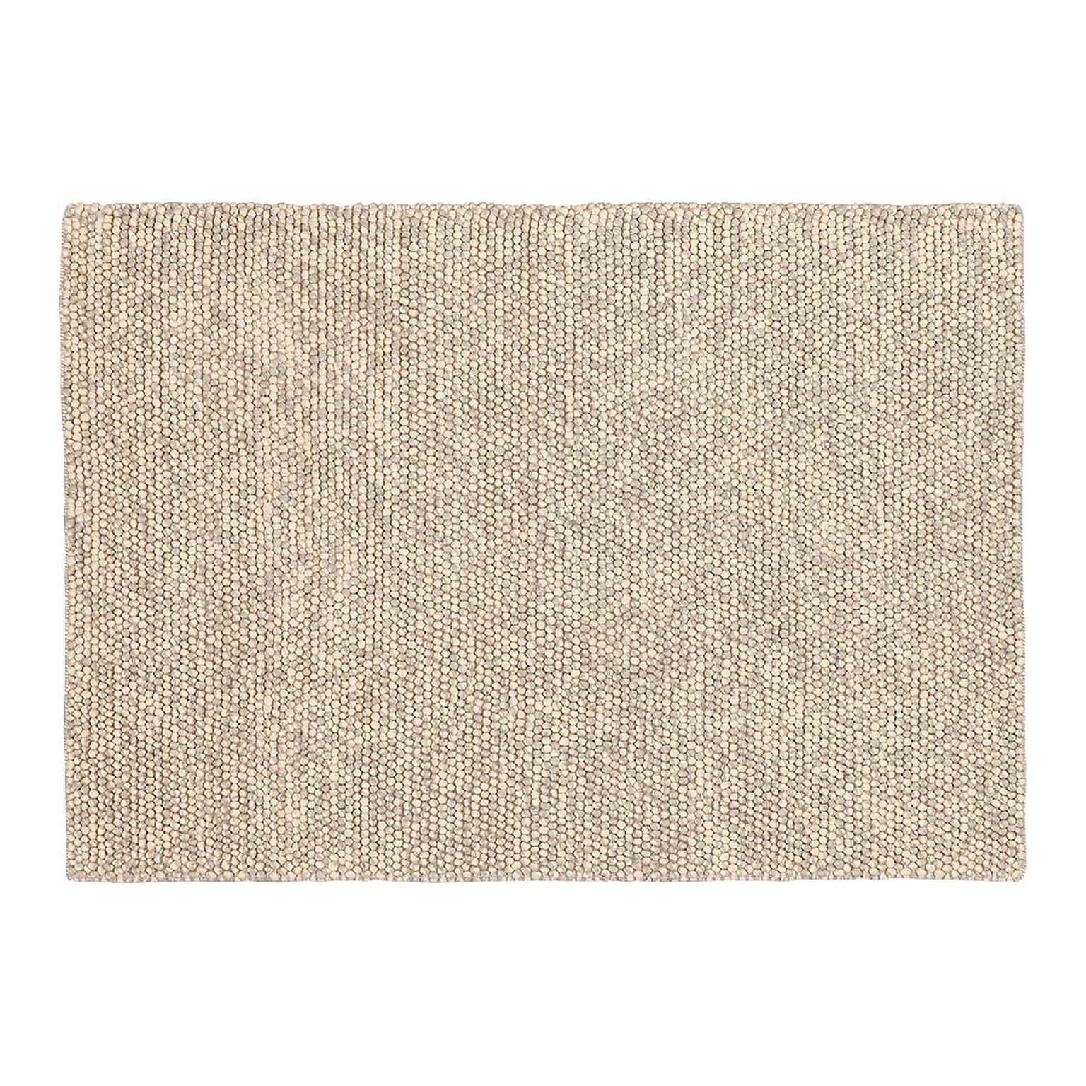 防炎 輸入絨毯 インド製 輸入カーペット wool 毛100% プレーベル prevell マシュー 約190×190cm 床暖房対応 手織り 北欧 モダン 素朴 ナチュラル 引っ越し 新生活