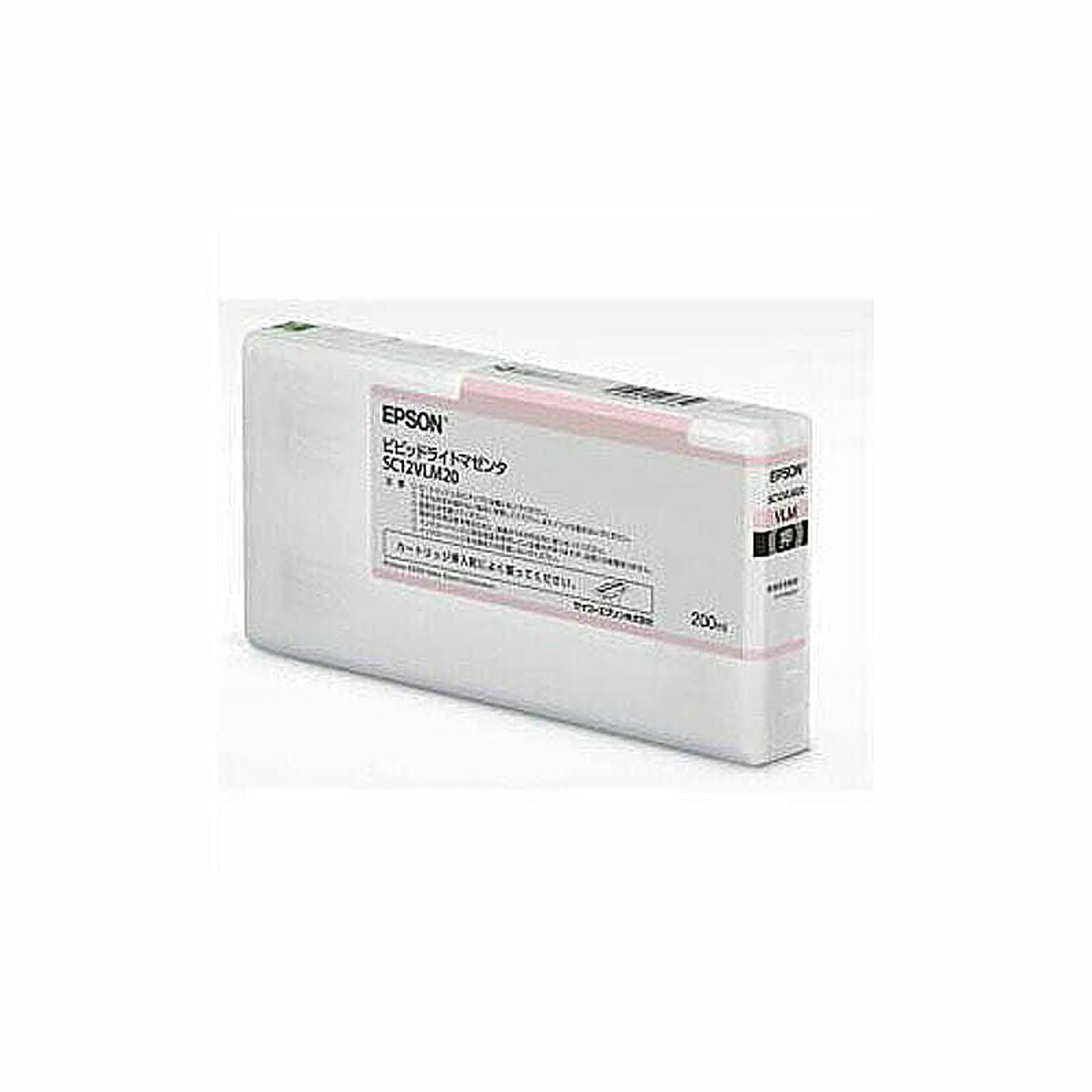 EPSON インクカートリッジ ビビッドライトマゼンタ 200ml SC12VLM20 管理No. 4988617265677