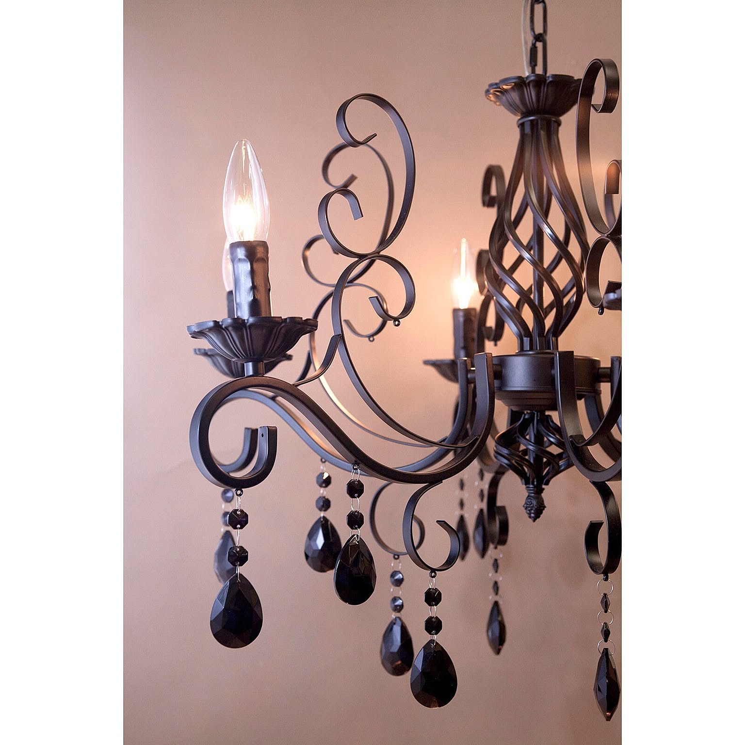 吊照明】クリスタル シャンデリア［MODI モディ（6灯）］＜E12/水雷型  