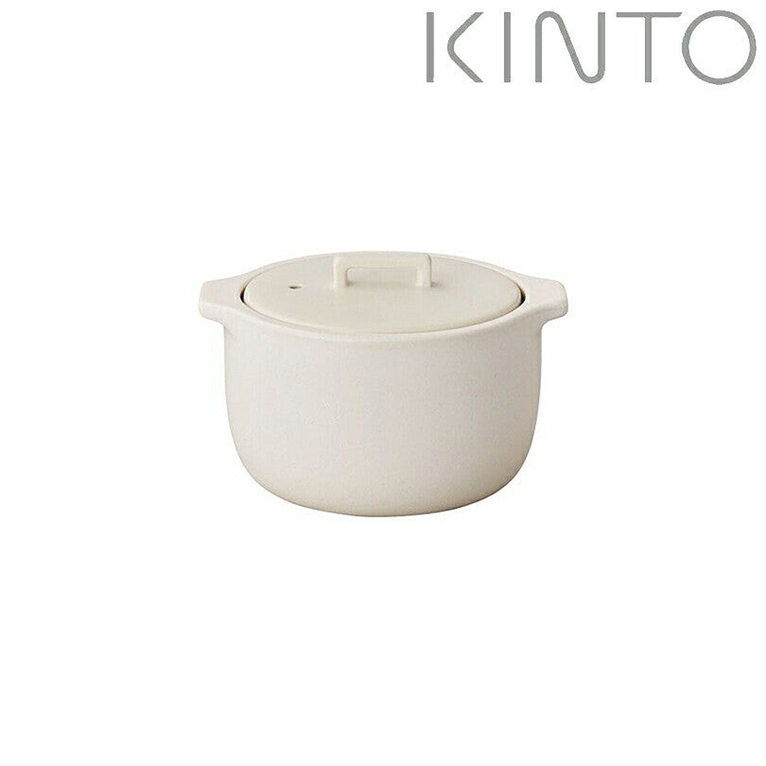 【キントー】KAKOMI 炊飯土鍋 2合 ホワイト