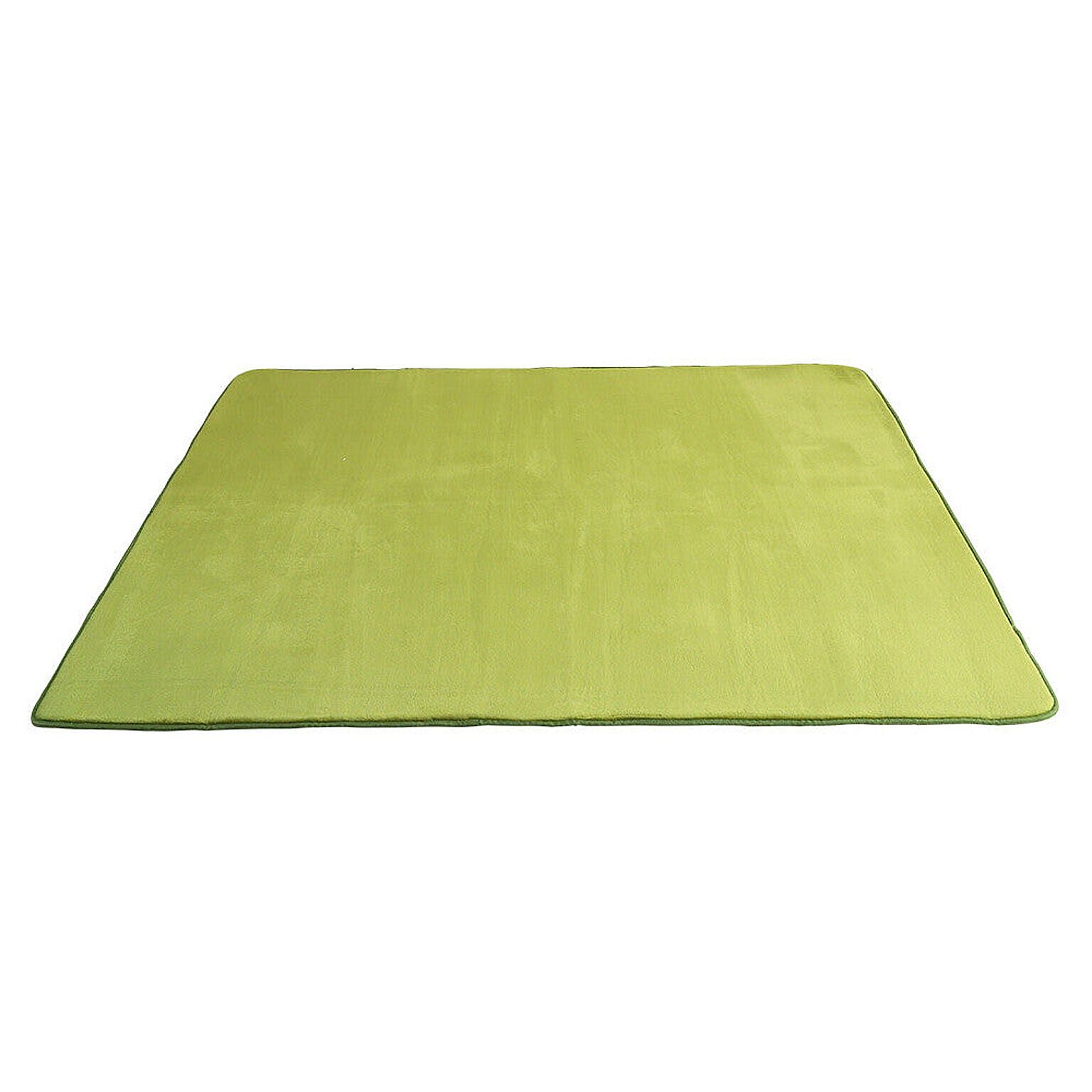 高密度マイクロファイバー・低反発ラグマットMサイズ（190×190cm）ホットカーペット、床暖房対応｜リウル