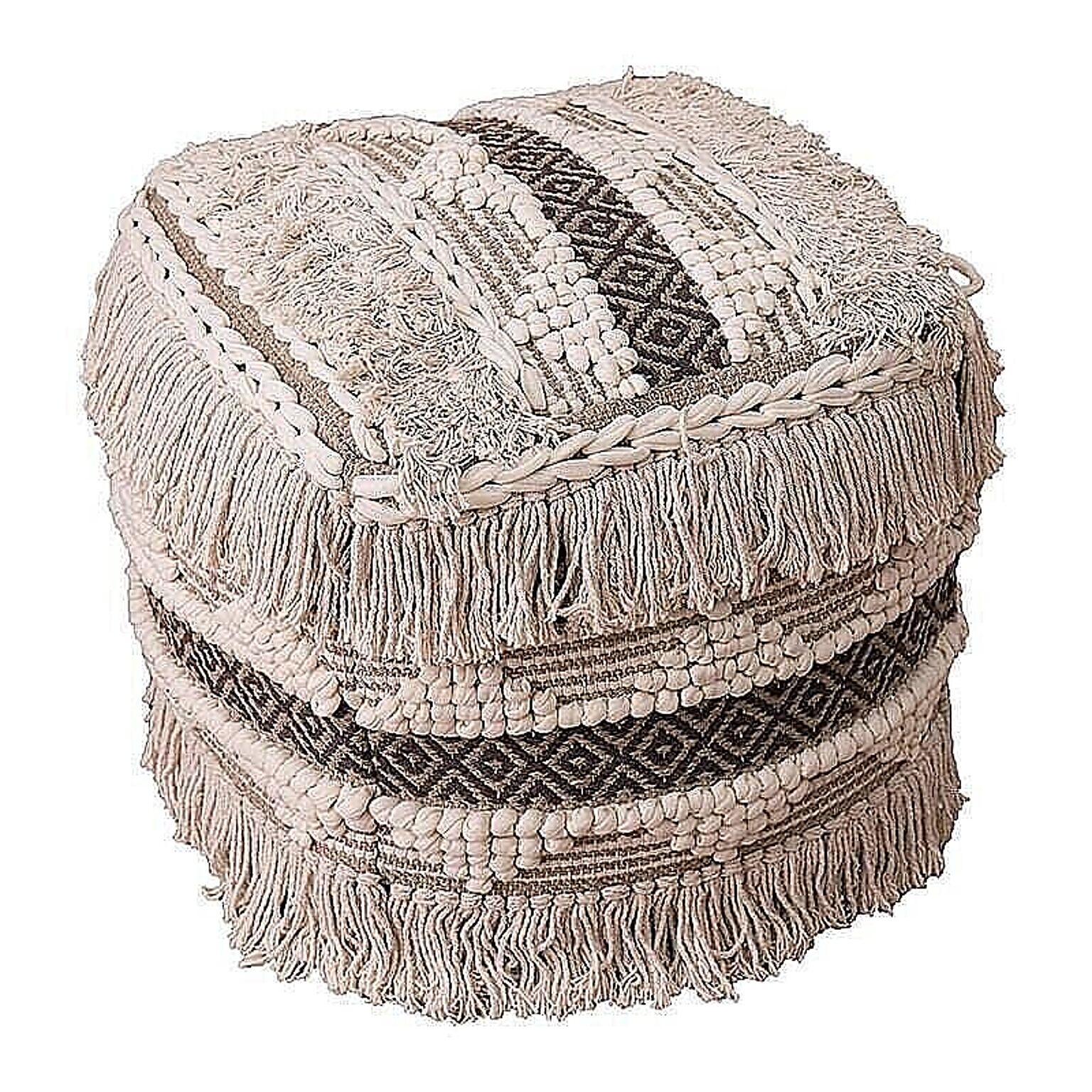 インド製手織りスツール ビアヘロ