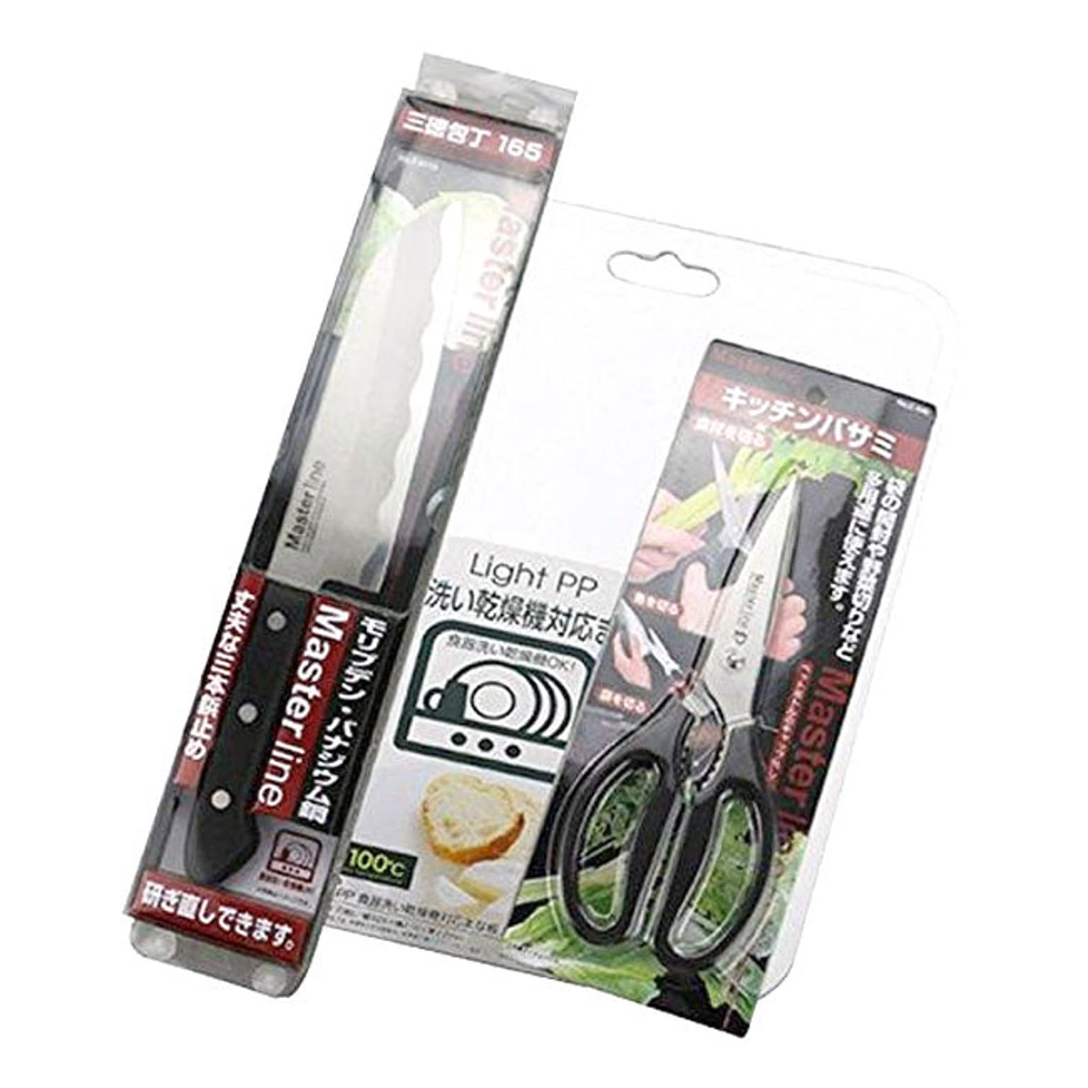 ML包丁ハサミまな板セット