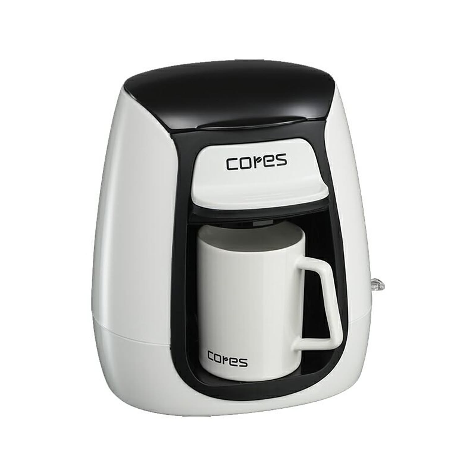 cores/コレス 1CUP COFFEE MAKER C311WH 1カップコーヒーメーカー コーヒーマシン/1杯分/コンパクト 通販