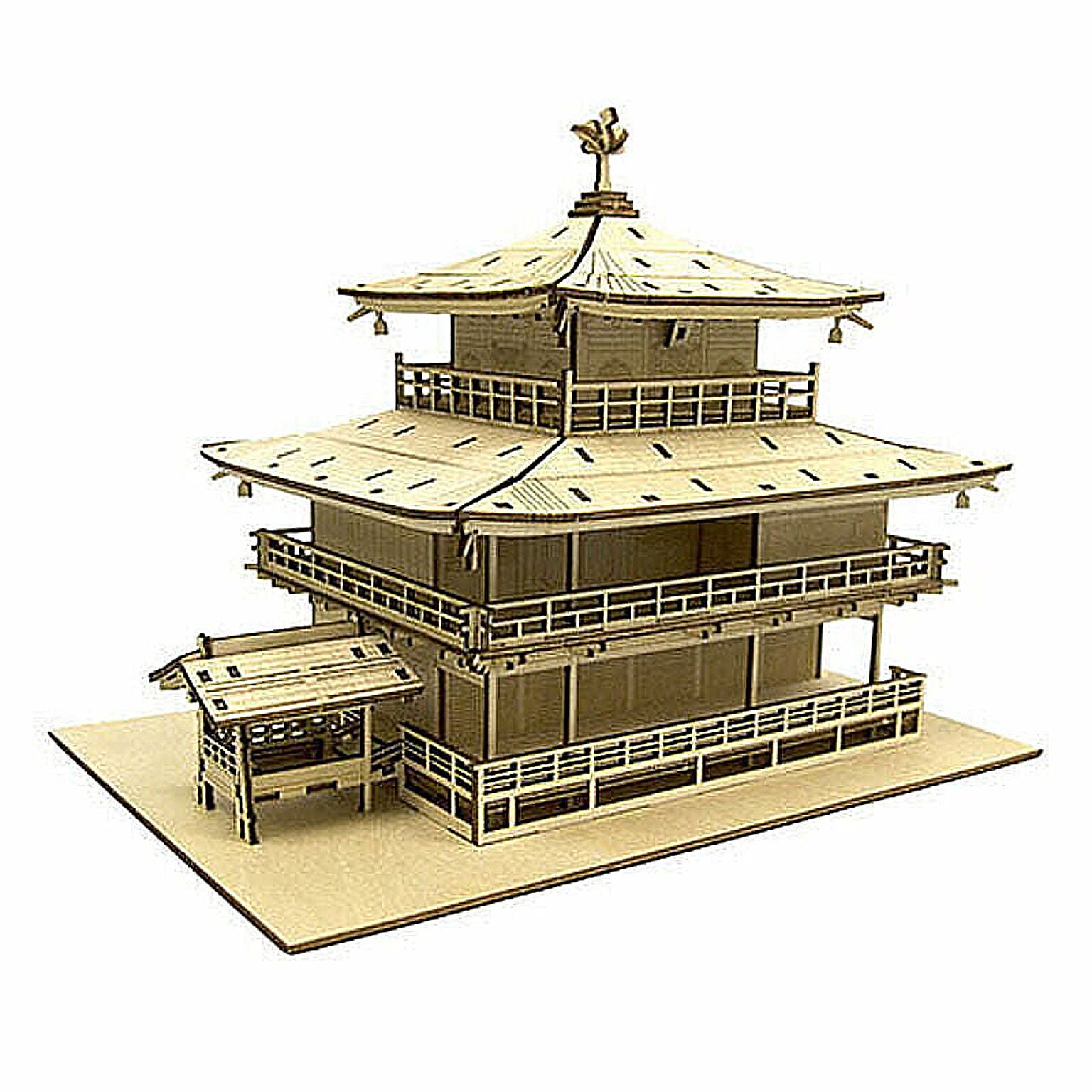 エーゾーン Wooden Art ki-gu-mi 金閣寺 KGM11186 管理No. 4580423511186