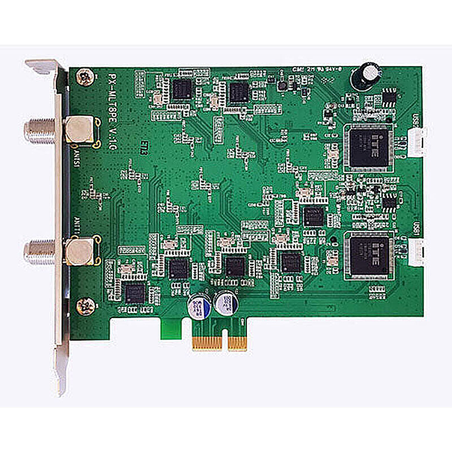 PLEX PCI-Ex+ 内部USB 端子接続 地上デジタル・BS・CS マルチテレビチューナー PX-MLT8PE 管理No. 4580546324540