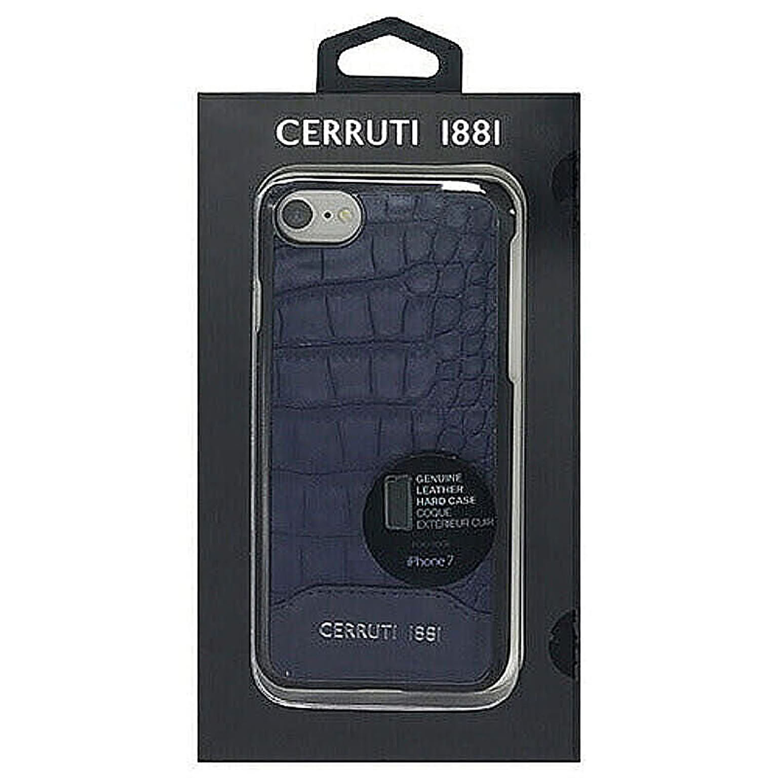 CERRUTI Crocodile Print Leather - Hard Case - Navy CEHCP7MCNA 管理No. 4526397956585