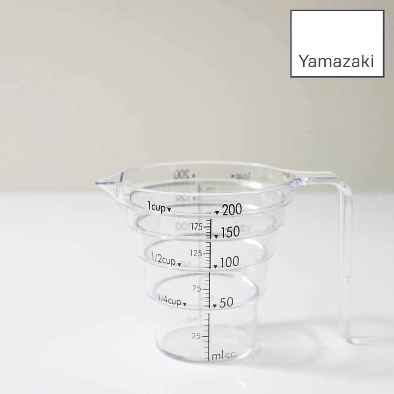 【レイヤー】段々計量カップ　レイヤー　200ＭＬ　クリア