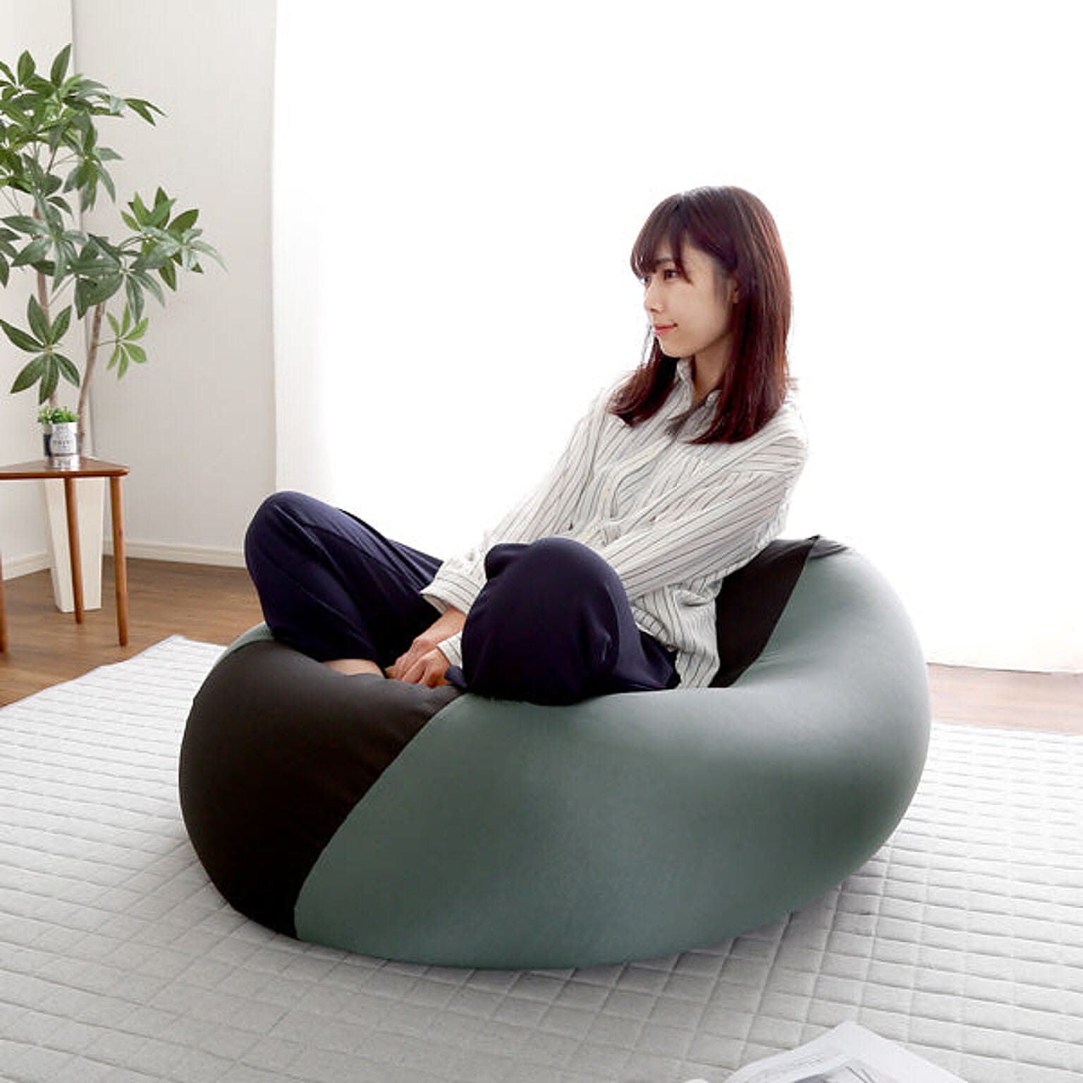 yogibo max luxe ヨギボー マックス ラックス ダークグレー 黒