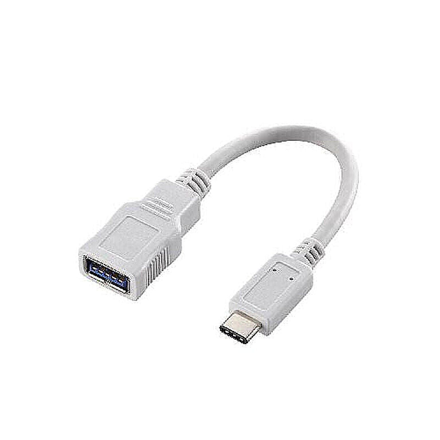 エレコム Type-C変換ケーブル USB3-AFCM01WH 管理No. 4953103468696