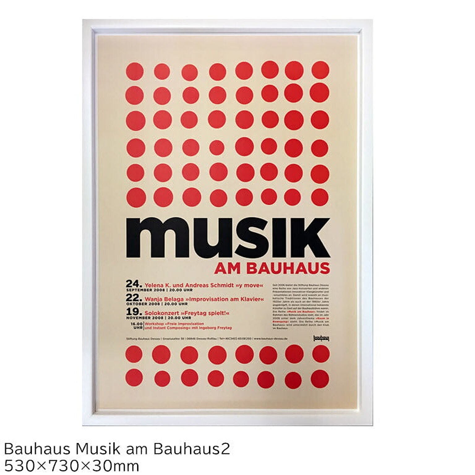 アートパネル キャンバスアート Bauhaus Musik am Bauhaus2 IBH-70044