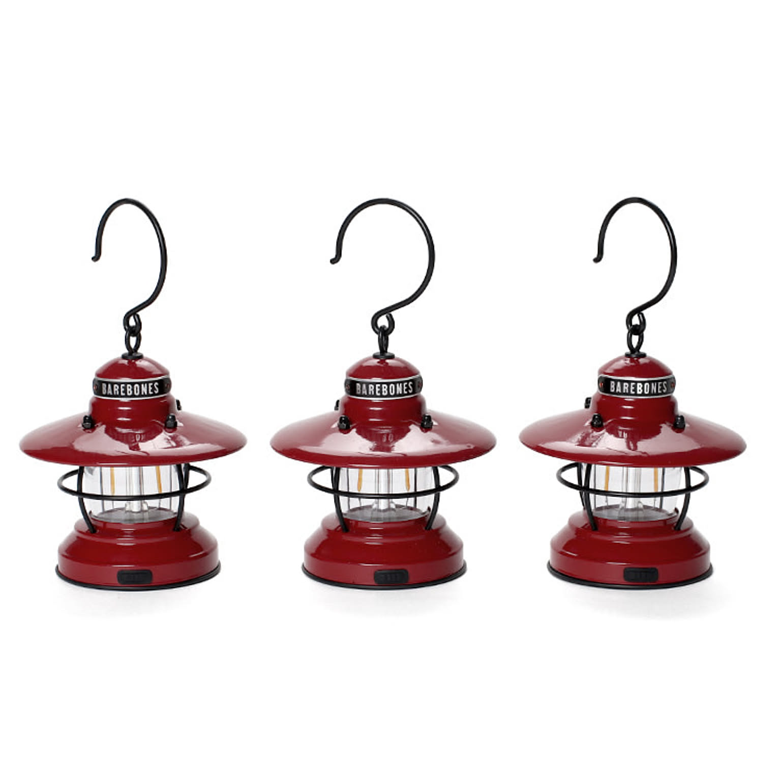 ベアボーンズ ミニエジソンランタンLED 3点セット Barebones Mini Edison Lantern 3pcs