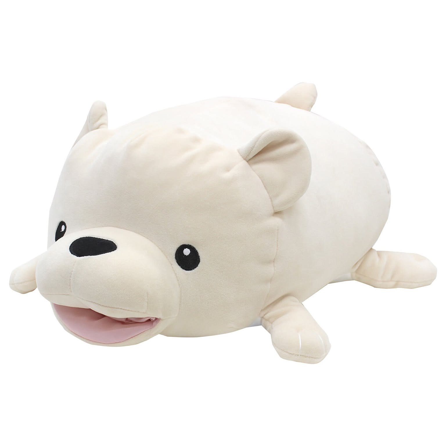 メリーナイト　モフトピア　噛みつき型抱き枕　シロクマ